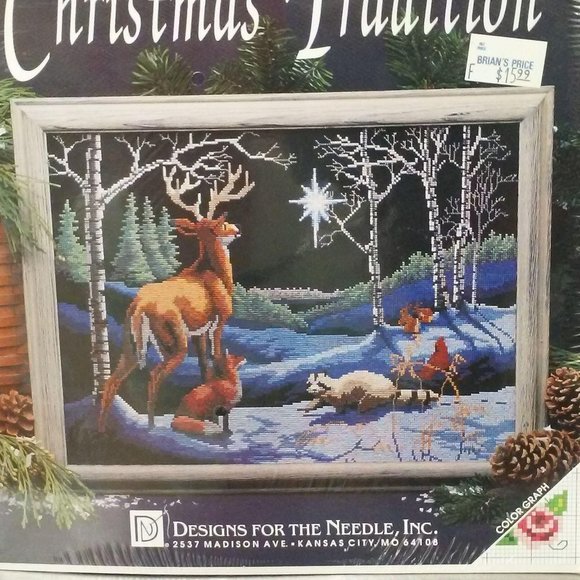 1992 Cross Stitch Kit Christmas Silent Night - Picture 2 of 7